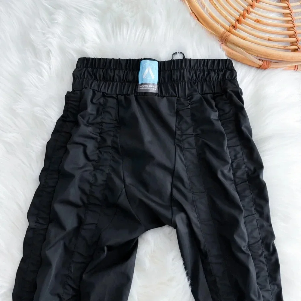 AGOGIE Wearable Resistance Band +20 Pants Black Leggings Drawstrings Women's L
